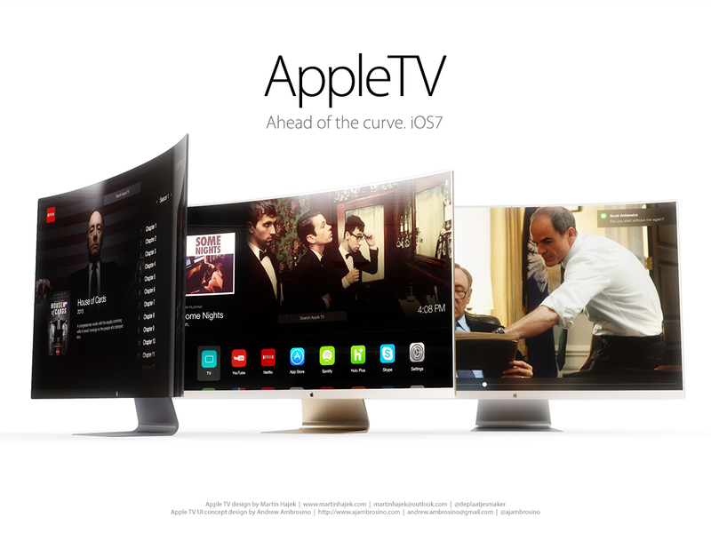 Illustration for article titled I would totally buy this awesome Apple curved HDTV